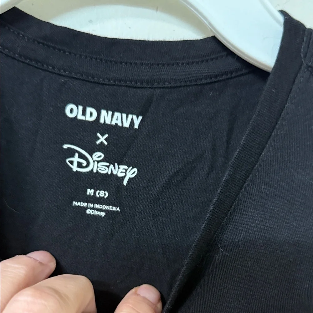 Old Navy Black and Orange Stitch O' Ween Kids Tee